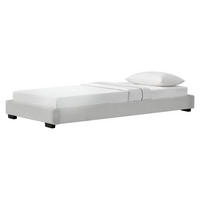 POLSTERBETT Masari - Weiß, Textil (90/200cm) - Corium