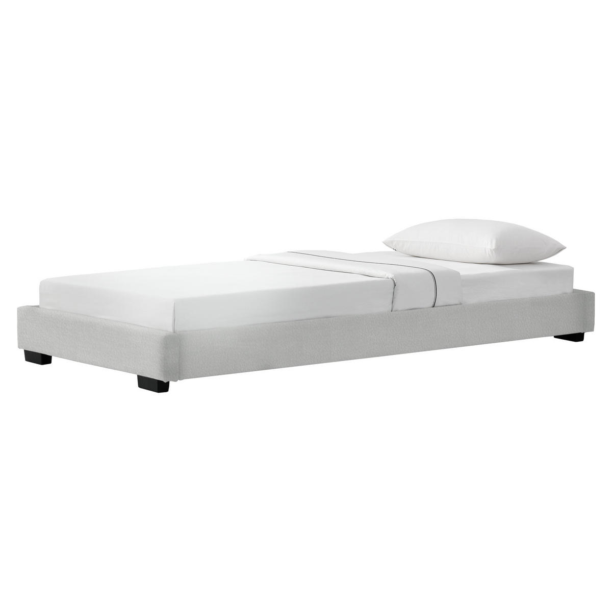 POLSTERBETT Masari - Weiß, Textil (90/200cm) - Corium
