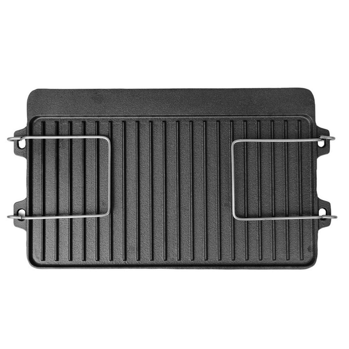 GRILLPFANNE Graphit 44/24/2 cm KS2643 - Graphitfarben, Metall (44cm) - Krisberg 