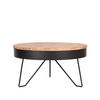 COUCHTISCH Saran Schwarz 80/80/43 cm - Schwarz, Metall (80/80/43cm) - LABEL51