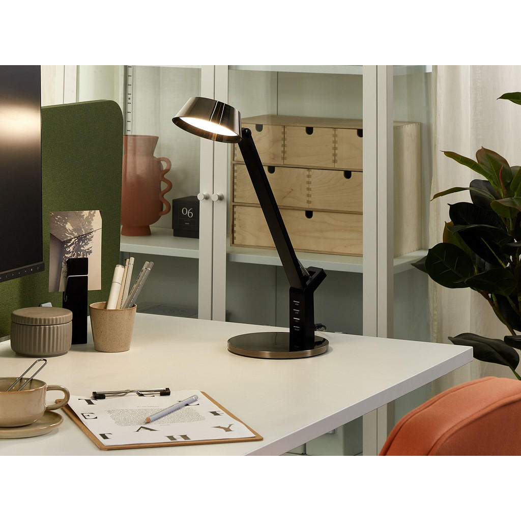 Thumbnail - Beliani Schreibtischlampe, Messing, Metall, 17x40x17 cm, Lampen & Leuchten, Innenbeleuchtung, Tischlampen, Schreibtischl...