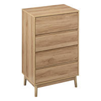 KOMMODE Abana 60/40/107,3 cm - Braun, Holzwerkstoff (40/107.3/60cm)
