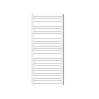 BADHEIZKÖRPER Sahara 750x1500 mm Weiß gerade mit Seitenanschluss - Weiß, Metall (75/150/5cm) - LuxeBath