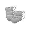 ESPRESSOTASSEN Amina Silbergrau 0,1 l 6er Set - Grau, Keramik (0.1L) - Seltmann Weiden