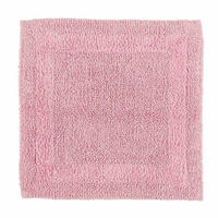 DUSCHVORLEGER 50/50 cm, 100% Baumwolle, wendbar - Rosa, Textil (50/50cm) - Homescapes