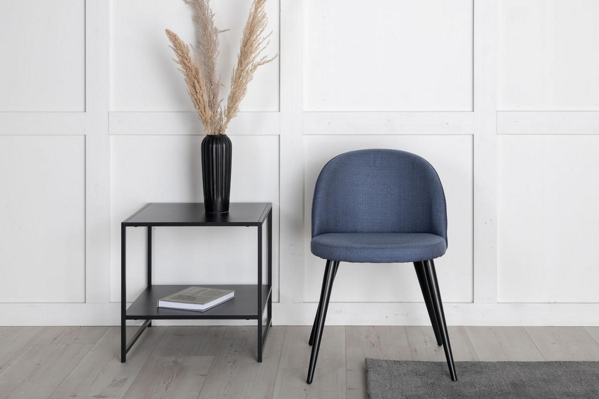 STUHL 2er-Set blau - Blau, Holzwerkstoff (50/77/57cm) - ebuy24