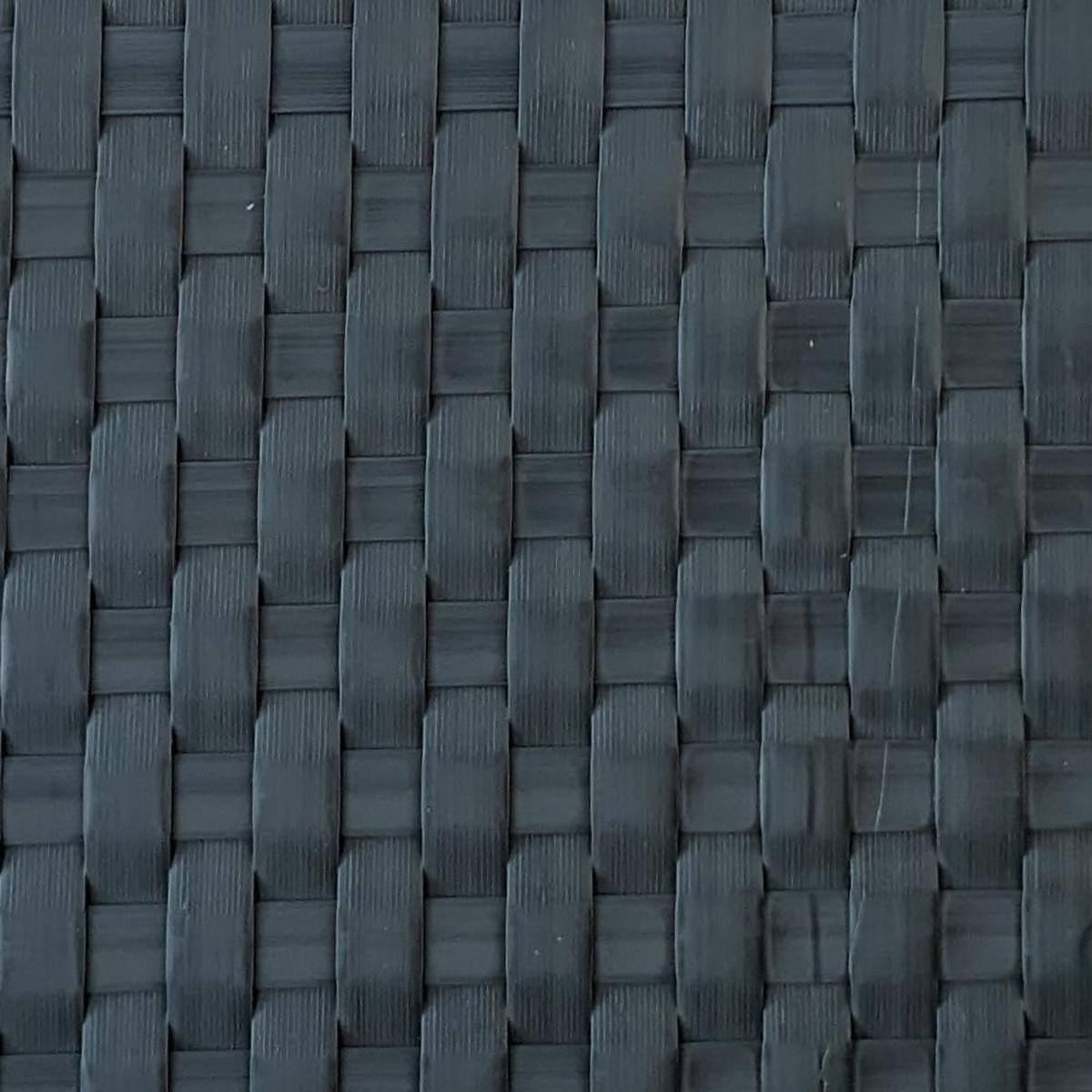 SICHTSCHUTZSTREIFEN Rattan PE für Doppelstabmatten Anthrazit 26m - Anthrazit, Kunststoff (2600/19cm) - ZAUN|ZU