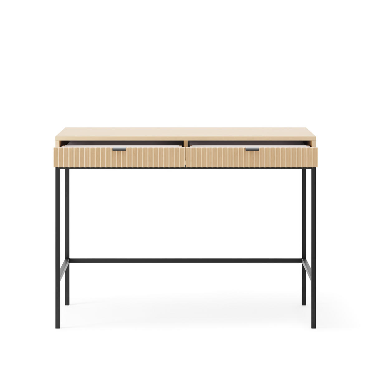 KONSOLENTISCH NANAIMO TOA1 Profilierte Fronten Eiche Vicenza Eiche Vicenza - Eiche Artisan, Holzwerkstoff (50/104/77cm) - Komodee