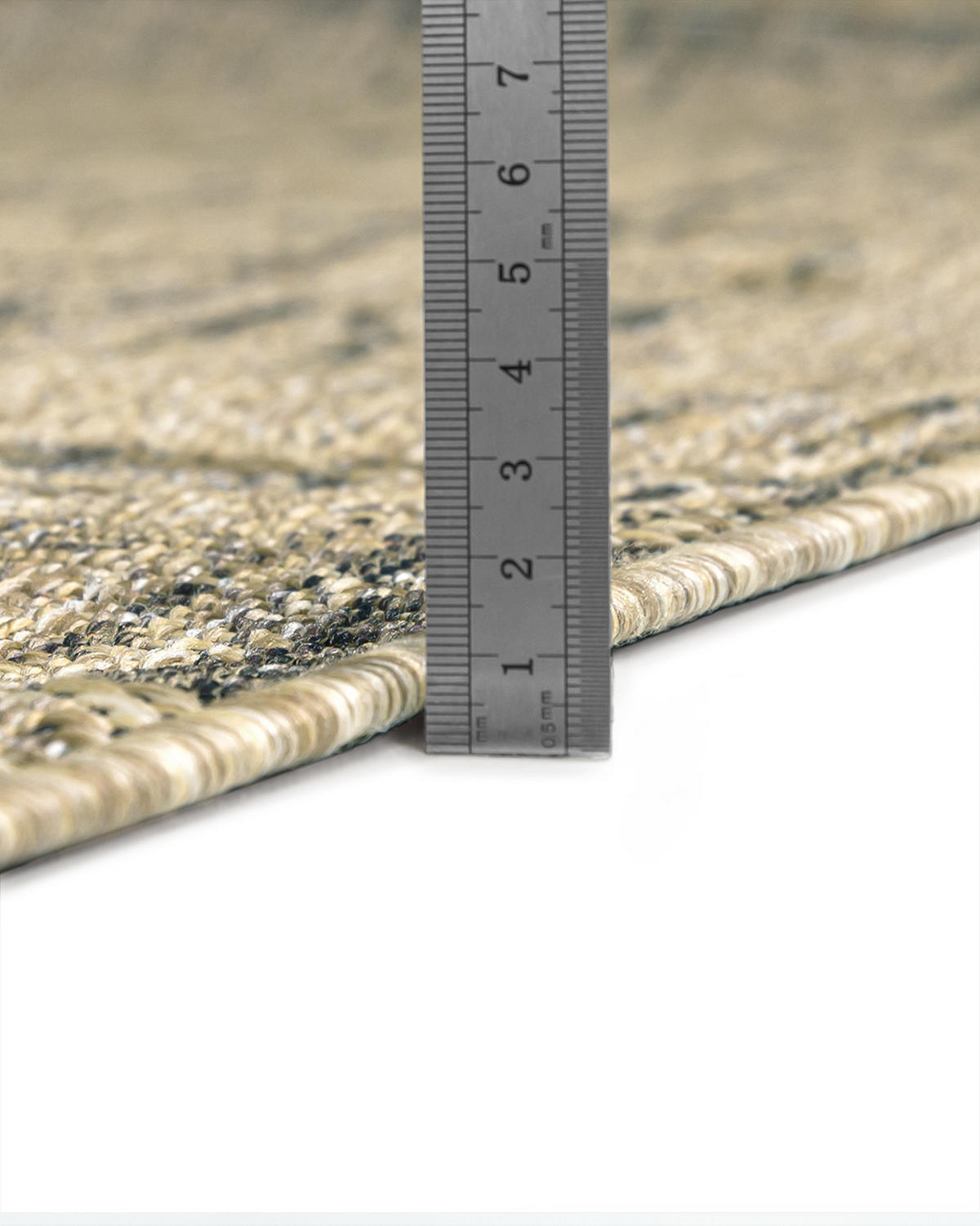 MATTA Utomhus Pinto Talud Mazovia 140x200cm Beige Brun Abstrakt Kort Lugg - Beige, Textil (140/200cm) - Mazovia