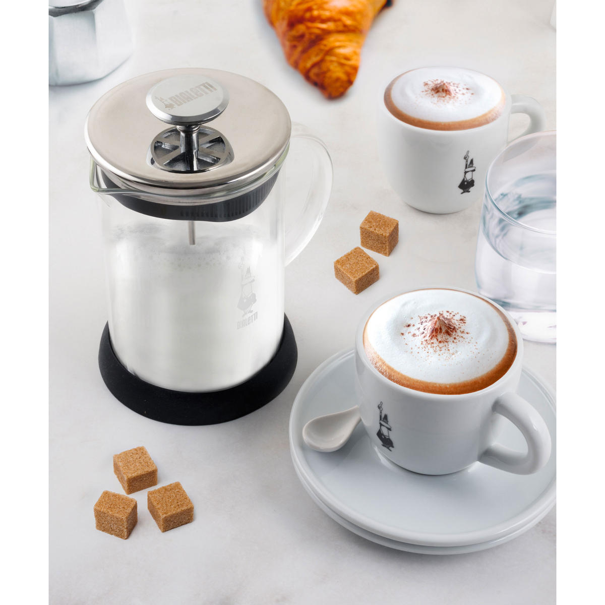 MILCHAUFSCHÄUMER Cappuccinatore Induktion 330 ml, Edelstahl, Silber - Silberfarben, Metall - Bialetti