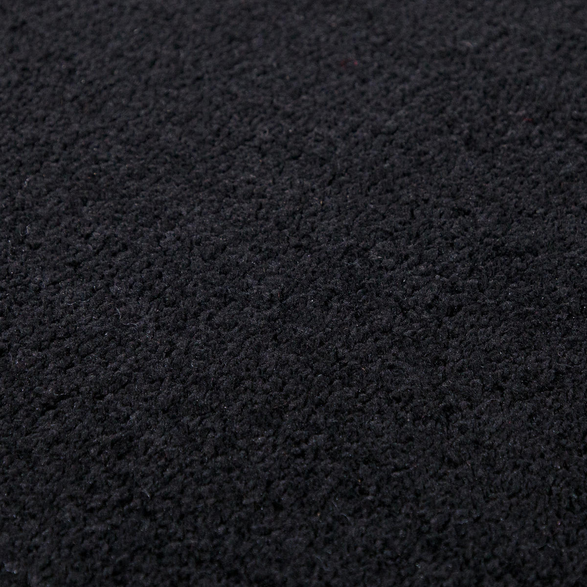 FLACHWEBETEPPICH Grau Schwarz 160 x 160 cm - Schwarz, Kunststoff (160/160cm) - TT Home