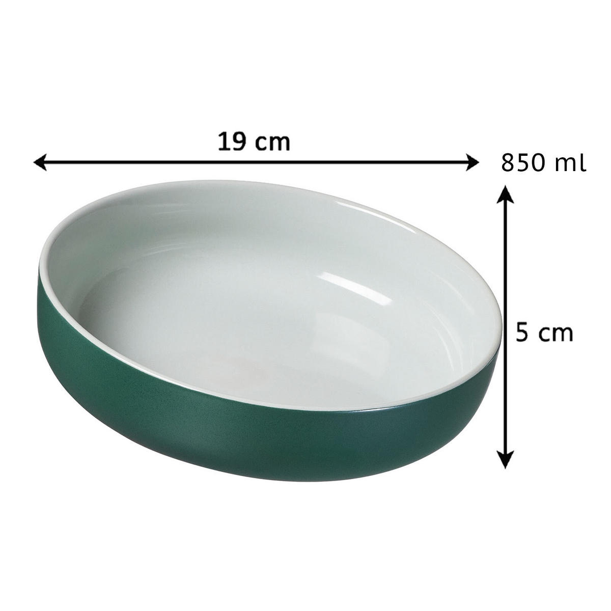 TELLER UND SCHALENSET Jasper grün 24er Set - Grün, Keramik (1/1/1cm) - Ritzenhoff Breker