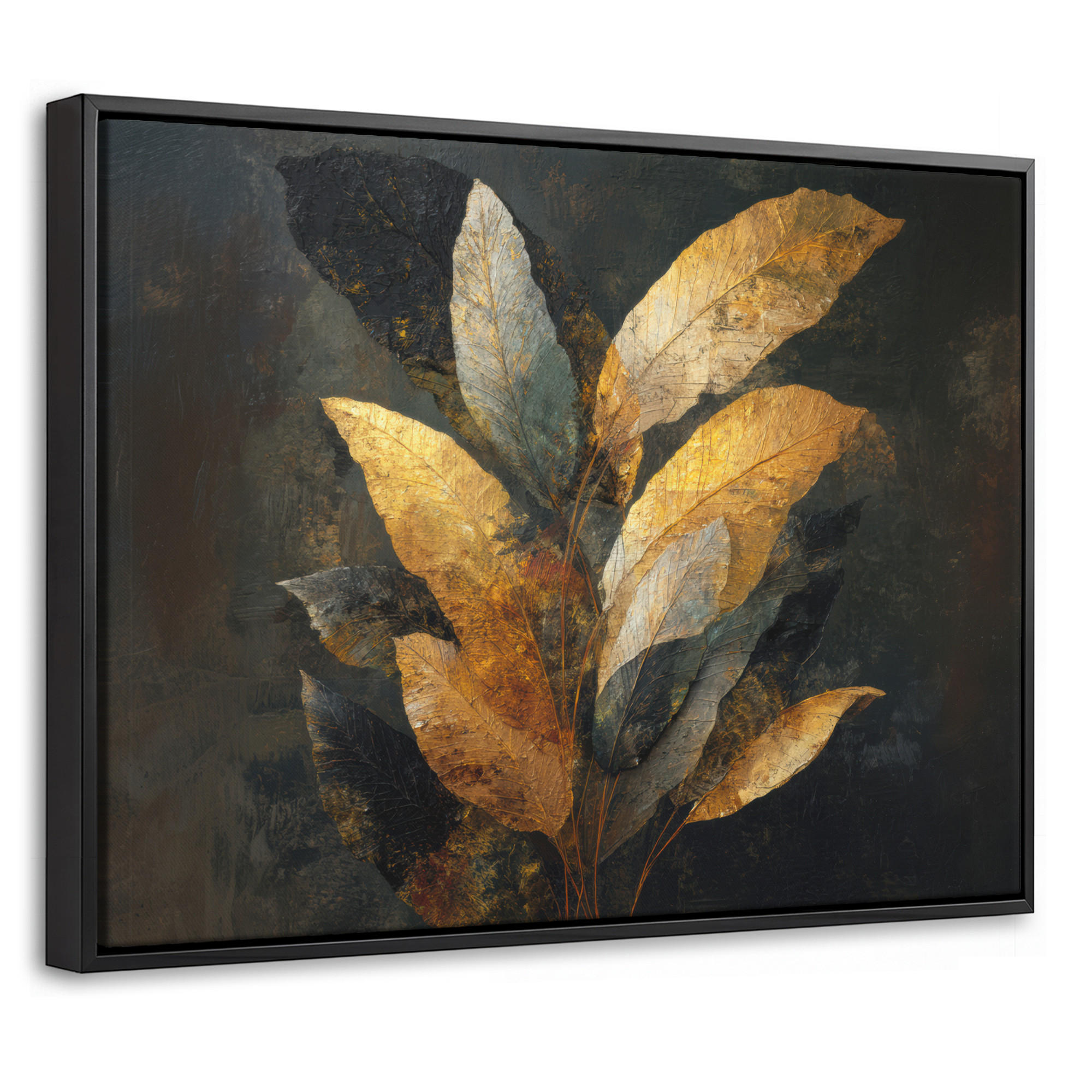MuchoWow Leinwand Gold 40x30 cm