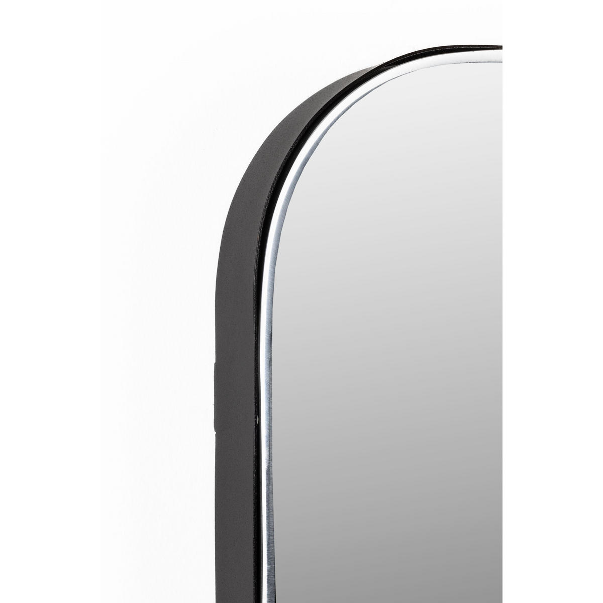 WANDSPIEGEL Glamour Dunkelbraun - Braun, Metall (45/70/5cm) - Zuiver