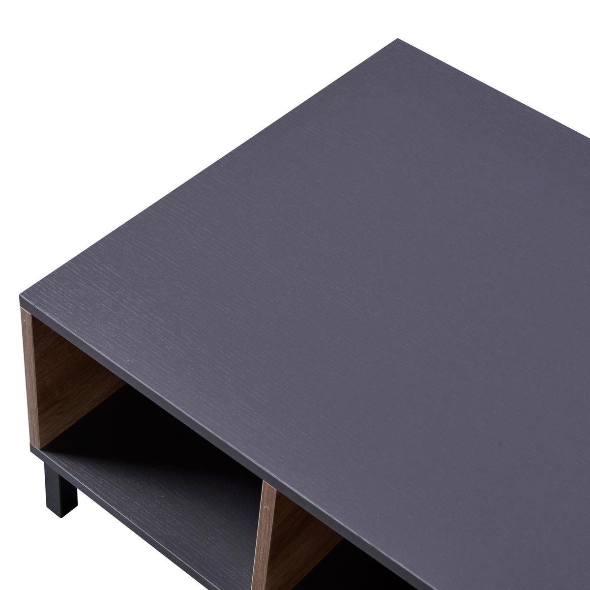 COUCHTISCH Leppävirta 33/90/60 cm - Schwarz, Holzwerkstoff (60/90/33cm) - [en.casa]