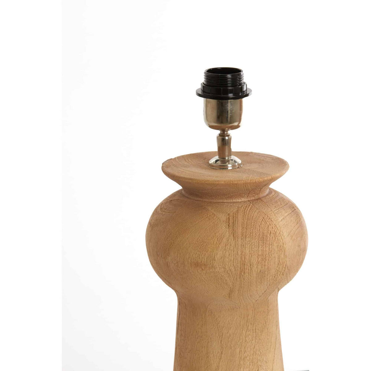LAMPENFUSS Baglio Braun 17/17/35 cm - Braun, Holz (17/17/35cm) - Light & Living
