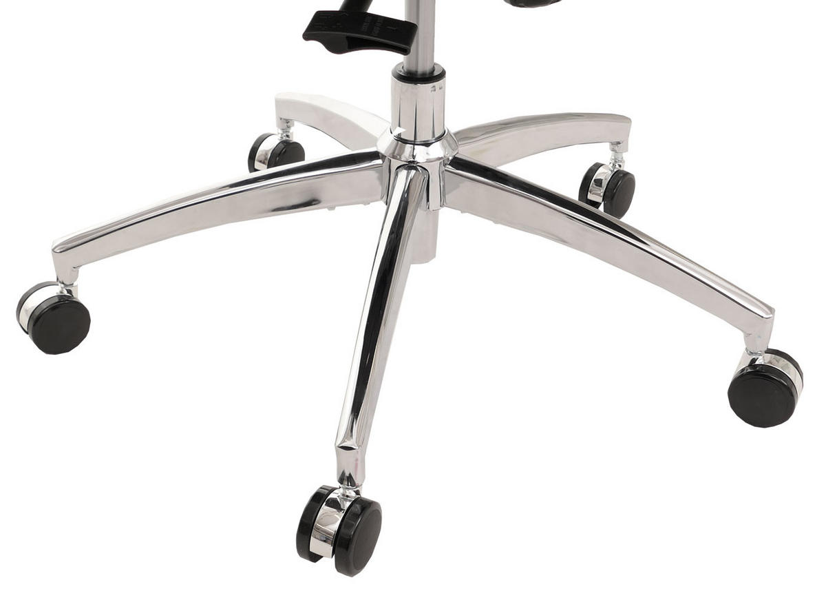 DREHSTUHL HxBxT 131x70x70cm Sitzhöhe 36cm ergonomisch verstellbare Lordosenstütze Armlehne Schwarz - Schwarz, Kunststoff (70/131/70cm) - PROREGAL