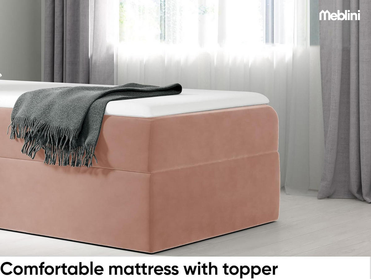 KINDERBETT MINO 3 - Pink, Holzwerkstoff (104/208cm) - Meblini