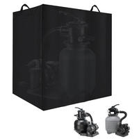 POOLPUMPENABDECKUNG 86 x 84 x 61 cm Oxford Wasserdicht - Schwarz, Textil (84/86cm)