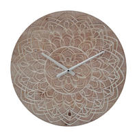 WANDUHR Braun 50/5/50 cm - Braun, Holzwerkstoff (50/50/5cm) - Mobili Rebecca