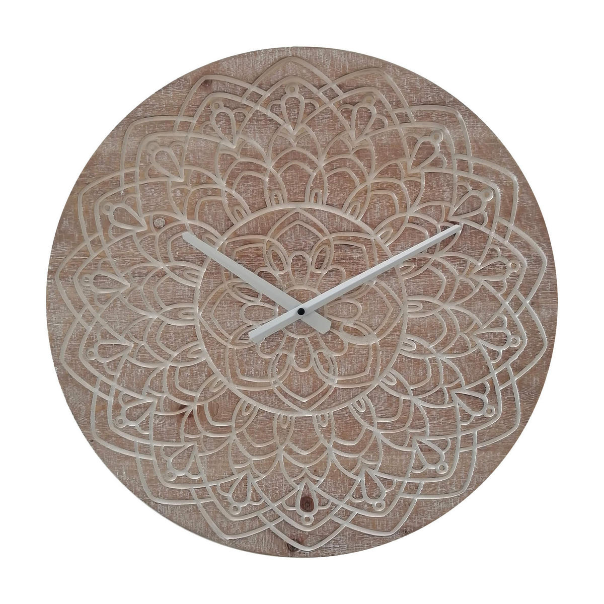 WANDUHR Braun 50/5/50 cm - Braun, Holzwerkstoff (50/50/5cm) - Mobili Rebecca
