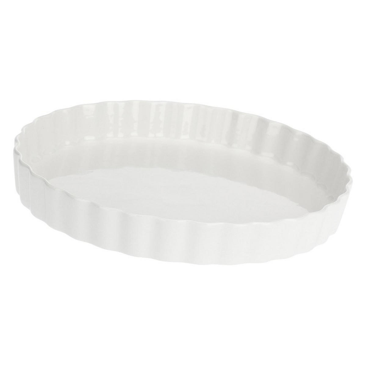 BACKFORM Weiß 33/33/3 cm P500451532 - Weiß, Keramik (33/3/33cm) - La Porcellana Bianca 