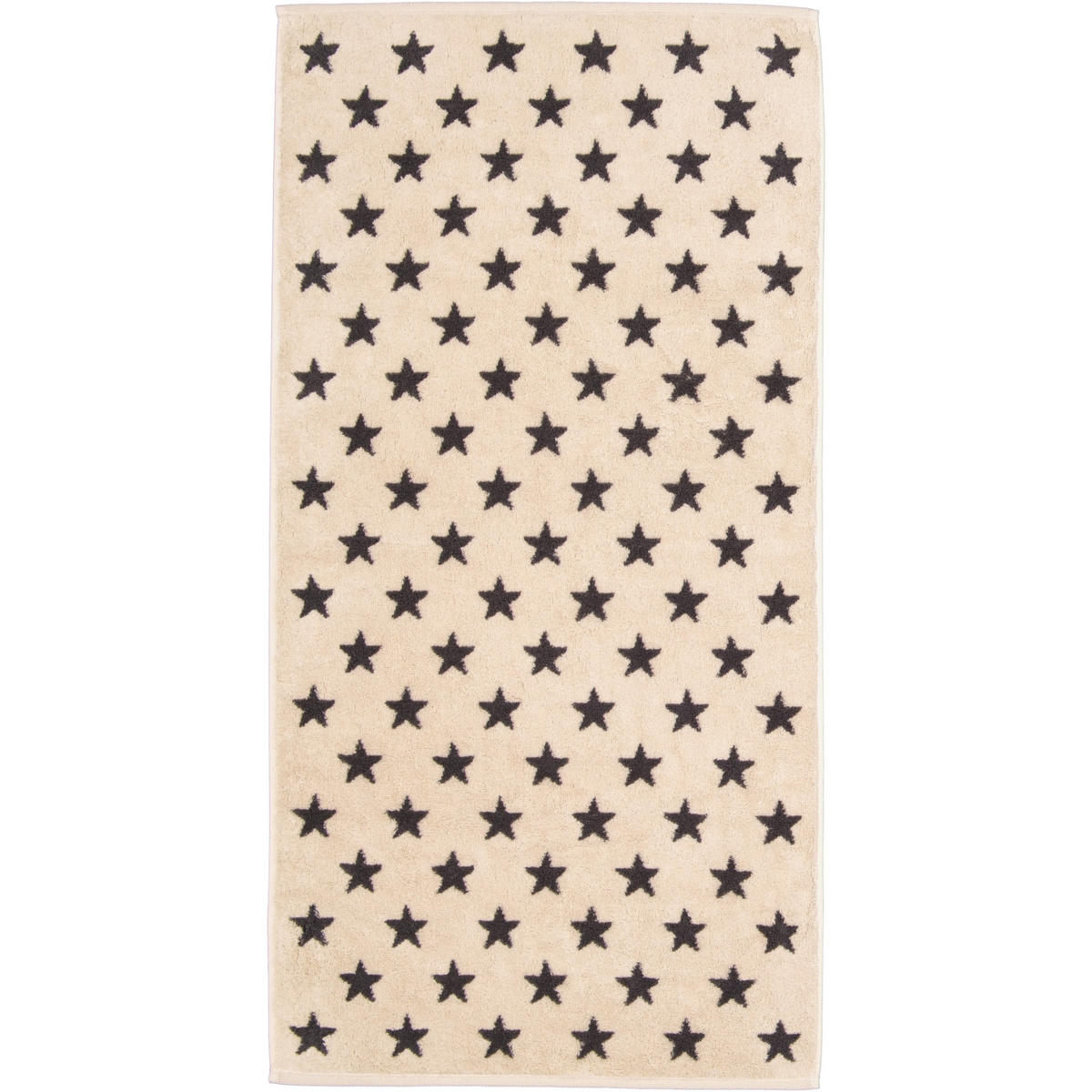 HANDTUCH NEW STARS STERNE KLEIN 6261 BEIGE/BASALT - 37 - Grau, Textil (50/100cm) - Cawoe