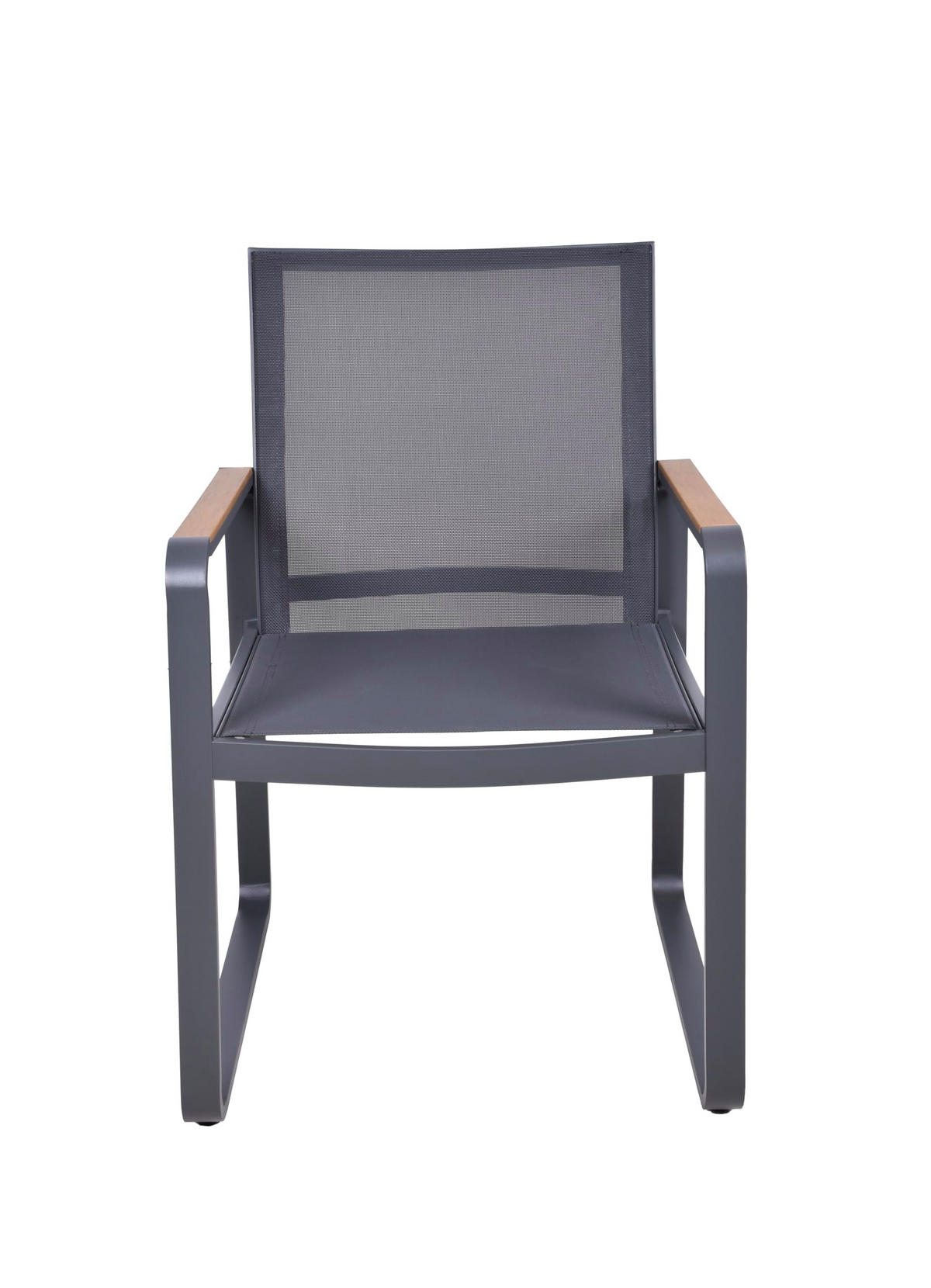 GARTENSTUHL 2er Set Ketil Gartenstühle - Anthrazit, Holz (56/85/60cm) - DELUKE