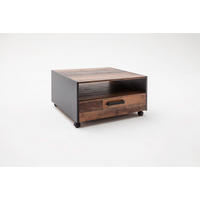 COUCHTISCH 1 Schublade, 1 offenes Fach Old Wood Dekor - Eiche Wotan, Holzwerkstoff (70/70/40cm) - ebuy24