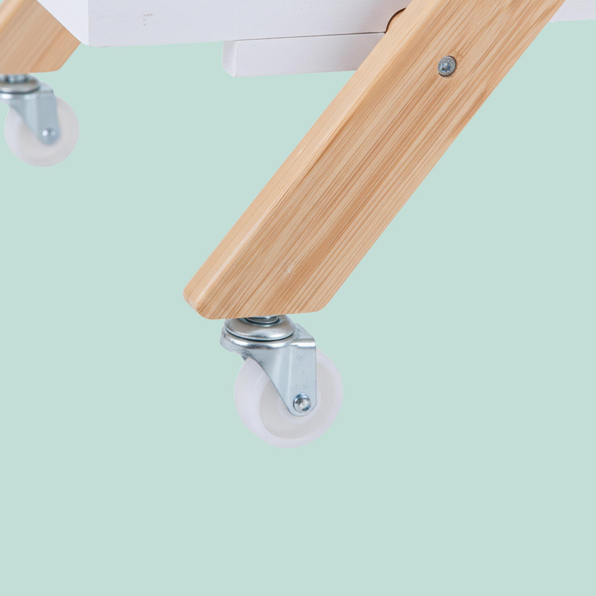 SERVIERWAGEN - Hellbraun, Holz (39.5/70/44cm) - Relaxdays