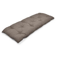 BANKPOLSTER Flair BK 120x50x8cm Taupe - Taupe, Textil (50/100cm) - Beautissu 