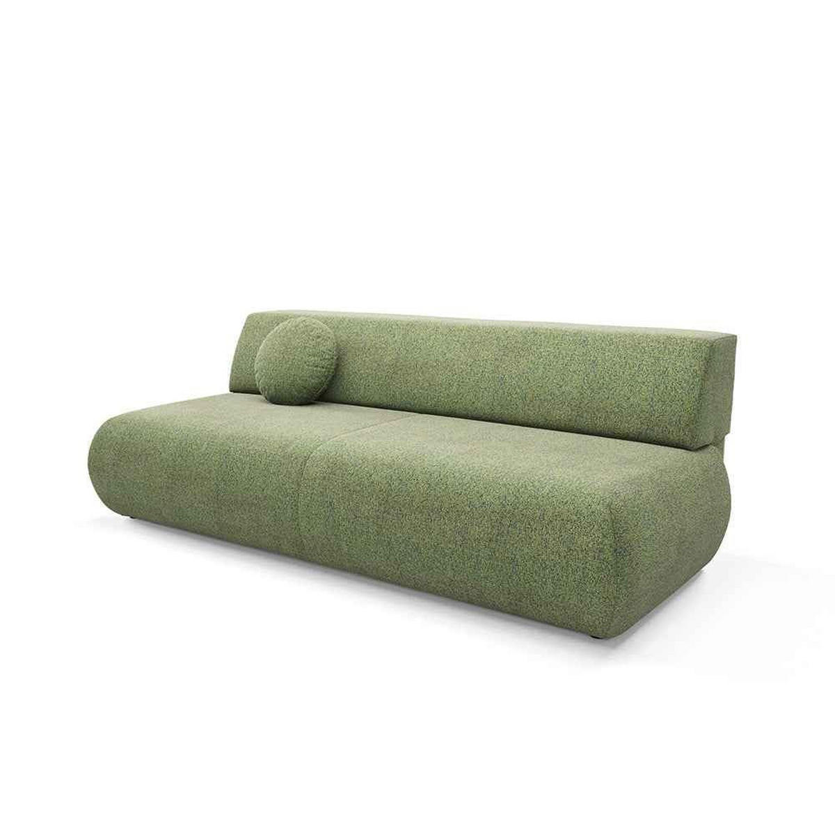 SOFA Puentro Grün - Grün, Textil (214/74/95cm) - Pillovely