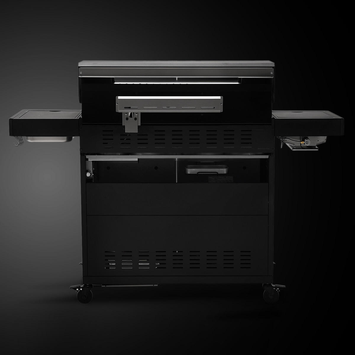GASGRILL Platinum Yamara Dark 6+2 - Schwarz, Metall (159/117/55cm) - TAINO