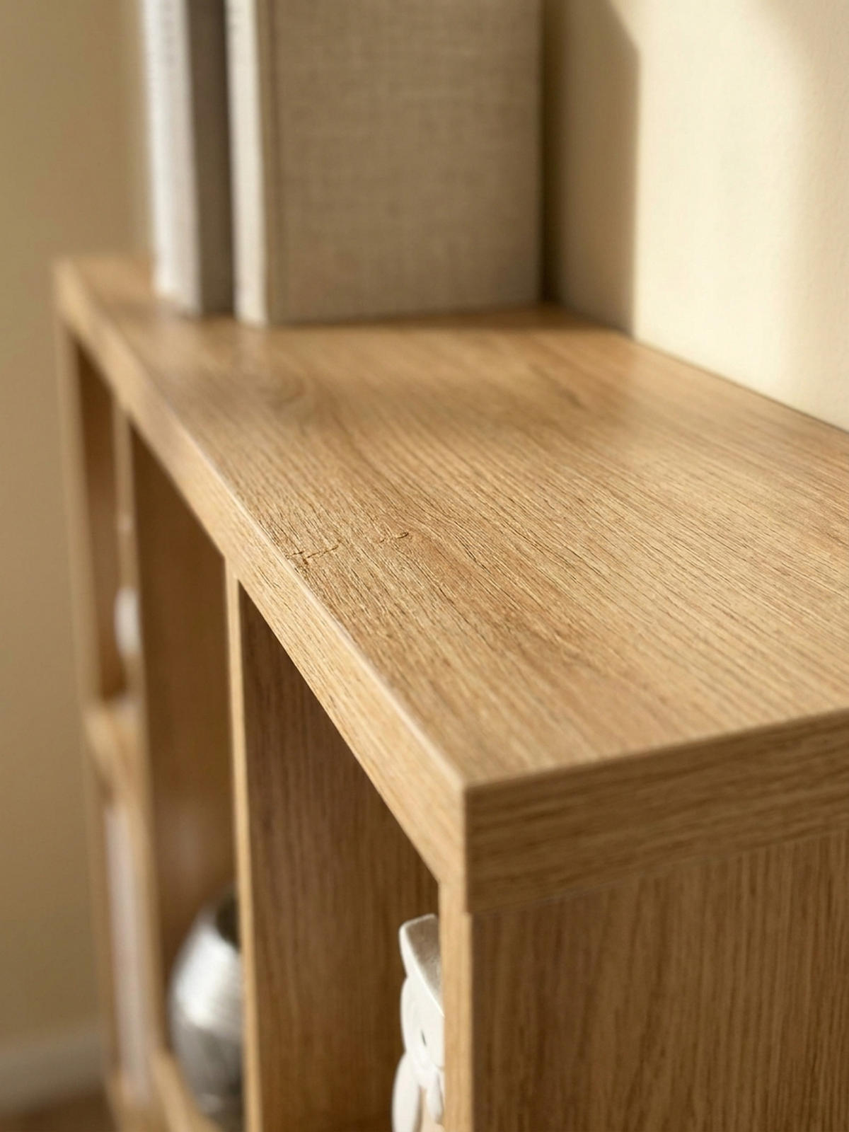 WANDREGAL RUR MDF Melaminbeschichtet Modern, Braun 85x16x48 cm - Braun, Holz (85/48/16cm) - KADIMA DESIGN