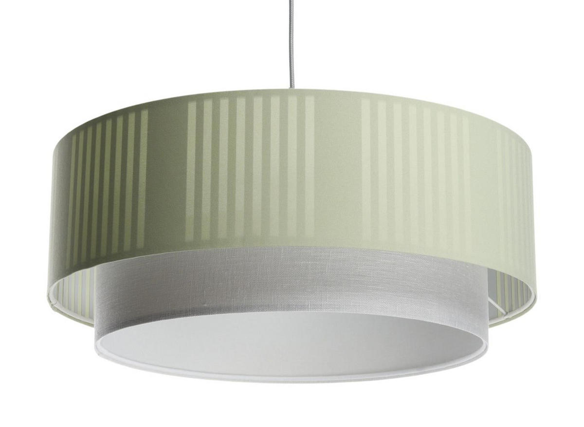 HÄNGELEUCHTE Grün 70/98 cm - Weiß/Grün, Kunststoff (28/1.2/98cm) - ONZENO