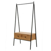 GARDEROBENSTÄNDER mit 1 Schublade in Eiche-Dekor H170cm - Eiche Artisan, Holzwerkstoff (39/170/84cm) - Calicosy