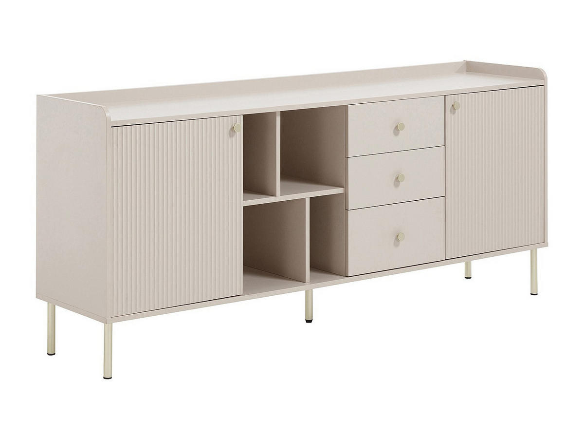 SIDEBOARD - 185 cm x 40 cm - holz - beige Lunaor - Beige, Holz (185/80/40cm) - Vente-Unique