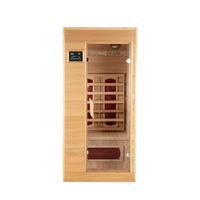 INFRAROTKABINE REDSUN S - Braun, Holz (90/190/90cm) - Home Deluxe