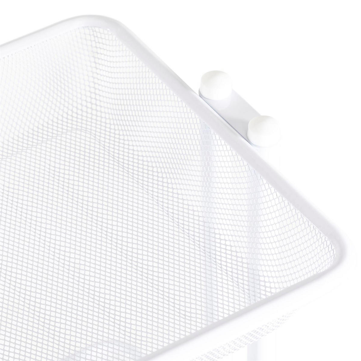 KÜCHENWAGEN VALIENTE - Weiß, Metall (43/79/34cm) - IDIMEX