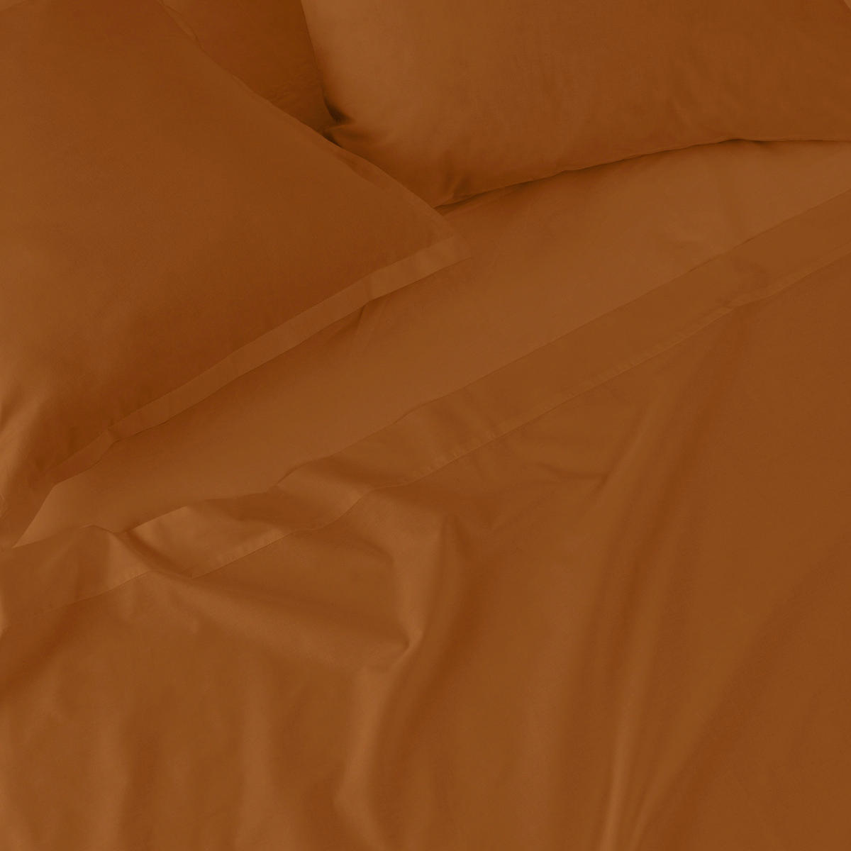 SPANNBETTTUCH basic 105x200x32 cm terrakota - Terra cotta, Textil (105/200cm) - Happy Friday