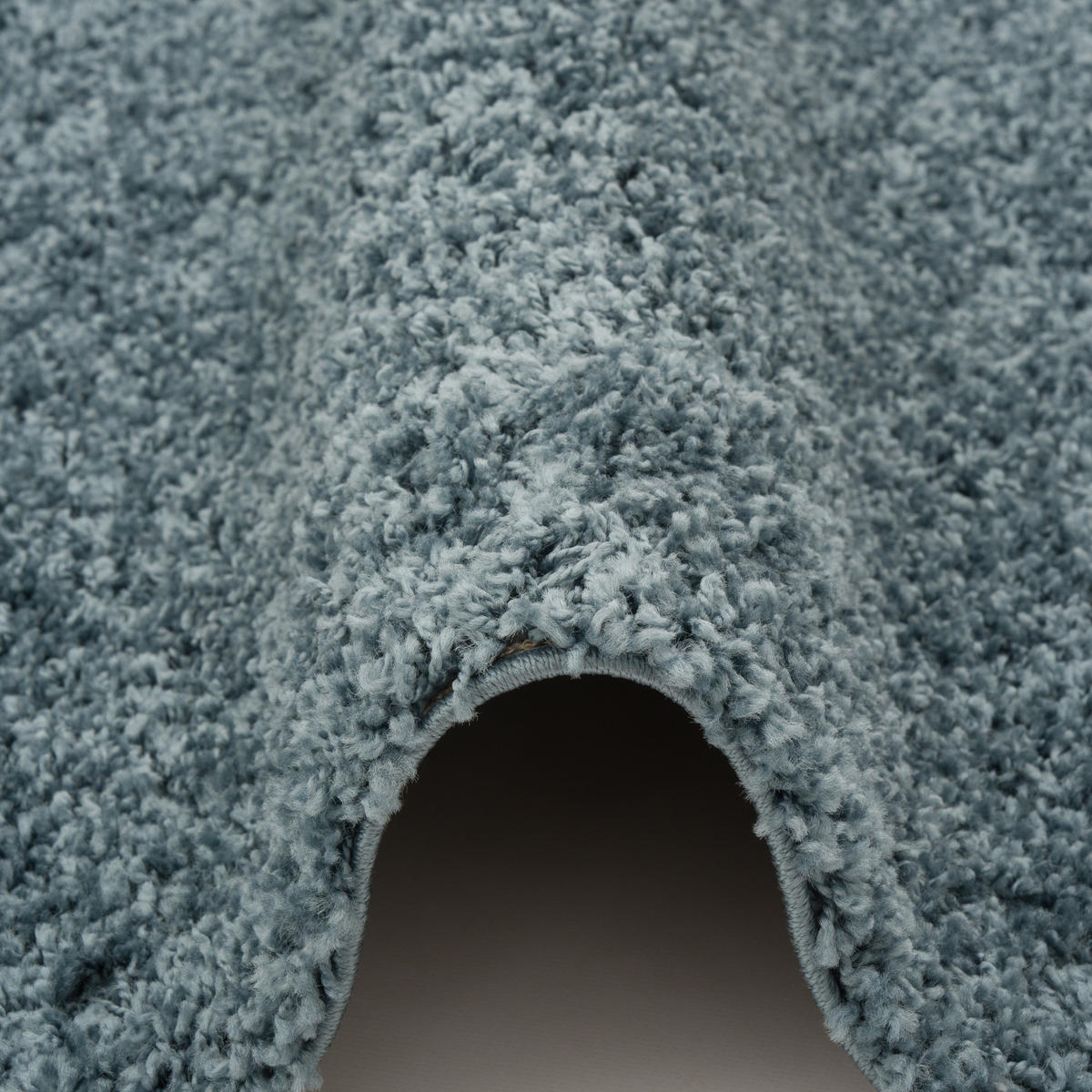 HOCHFLOR LANGFLOR SHAGGY TEPPICH FLUFFY RUND - Blau, Textil (200/200cm) - Pergamon