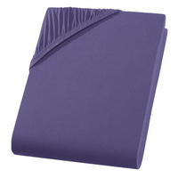 JERSEY-SPANNBETTLAKEN 100x200 cm aus 100% Baumwolle, Bettlaken Lila Uni - Lila, Textil (100/200cm) - Carpe Sonno