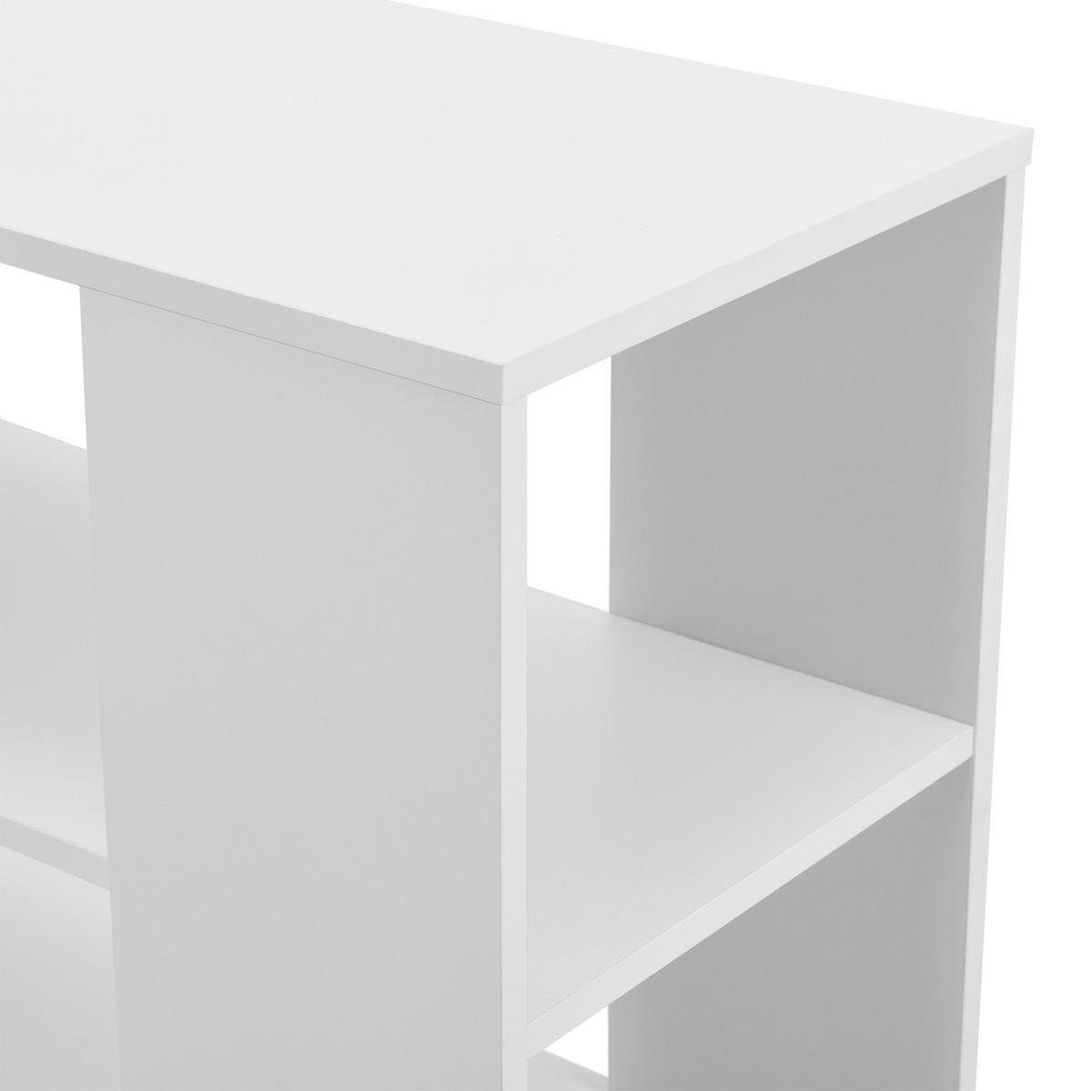 COUCHTISCH Älvdalen 70/35/60 - Weiß, Holzwerkstoff (35/70/60cm) - [en.casa]