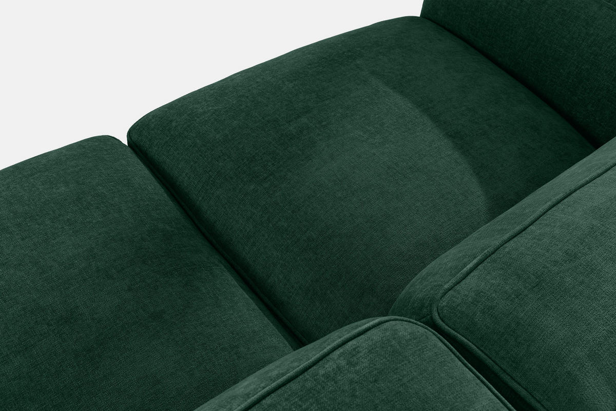2-SITZER SOFA FUBBO, Dunkelgrün - Dunkelgrün, Holz/Holzwerkstoff (210/73/96cm) - KONSIMO®
