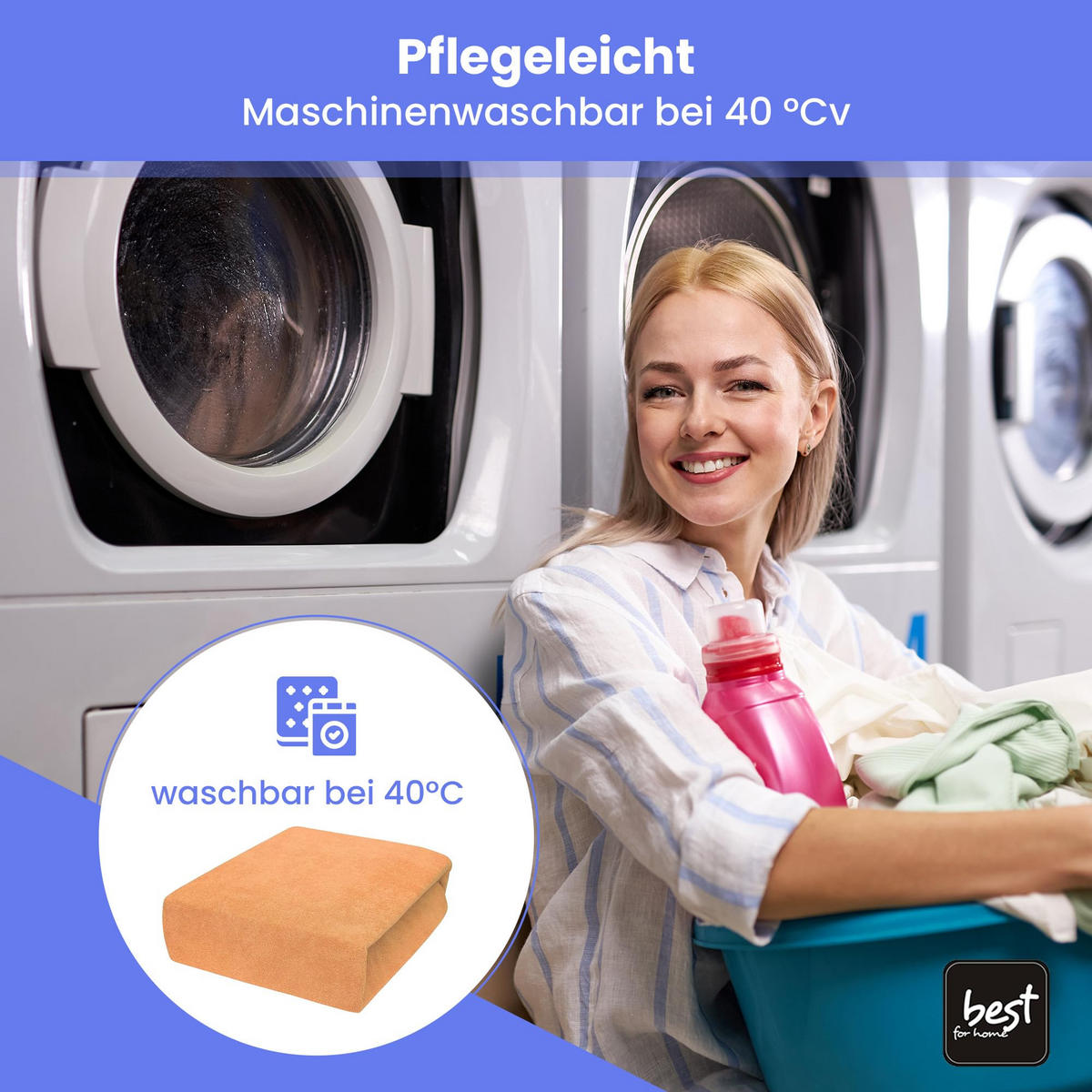 SPANNBETTLAKEN 200/220 cm, Frottee Elastisch 100 % Baumwolle Lachs - Sandfarben, Textil (200/220cm) - Best For Home