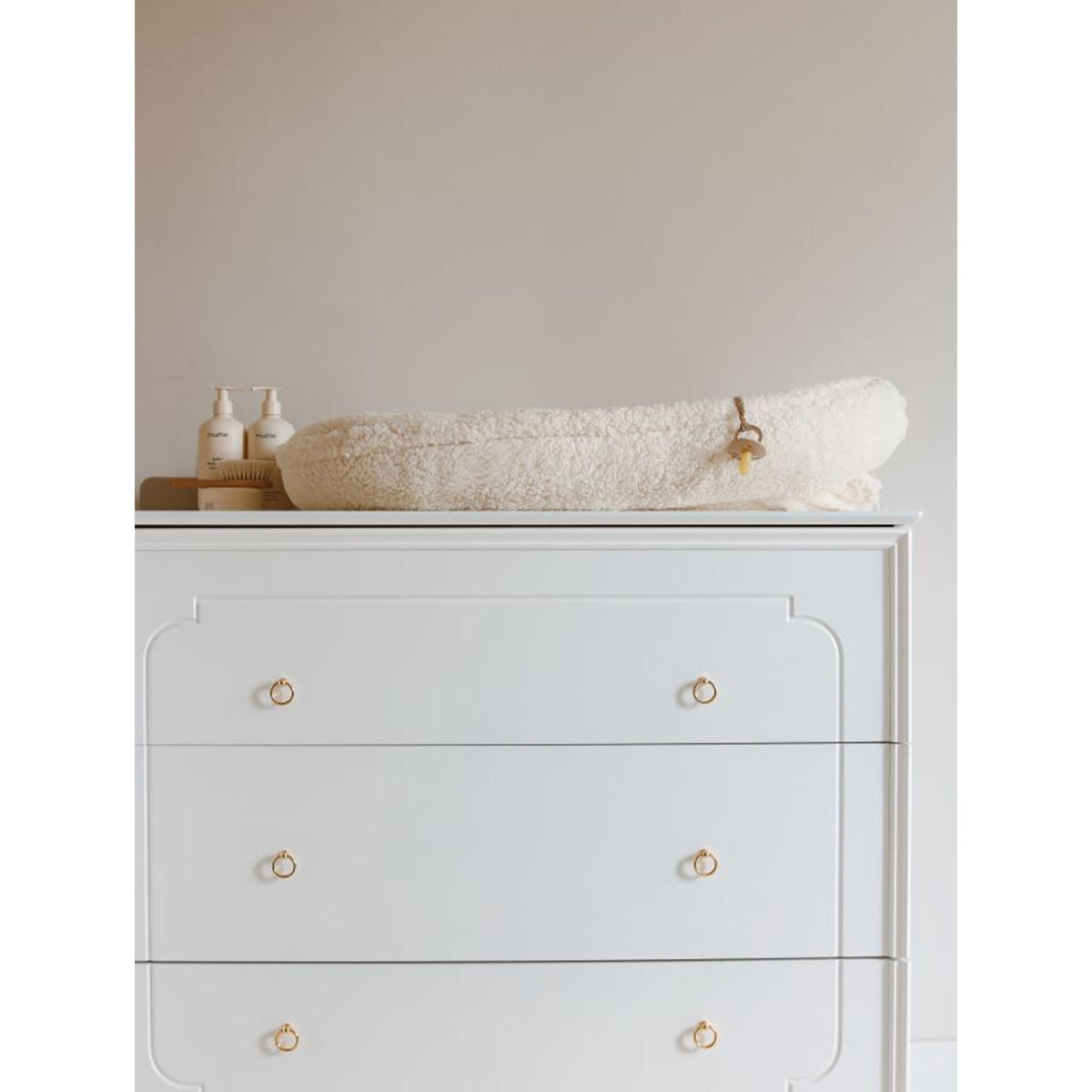 DĚTSKÁ KOMODA Royal Bílá - bílá, kompozitní dřevo (103/90/50cm) - Petits-meubles