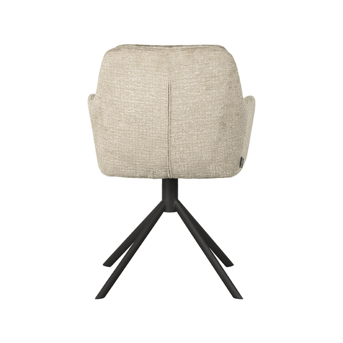 ESSZIMMERSTUHL Joy Beige 63/58/83 cm 2er-Set - Hellbraun, Textil (58/83/63cm) - LABEL51