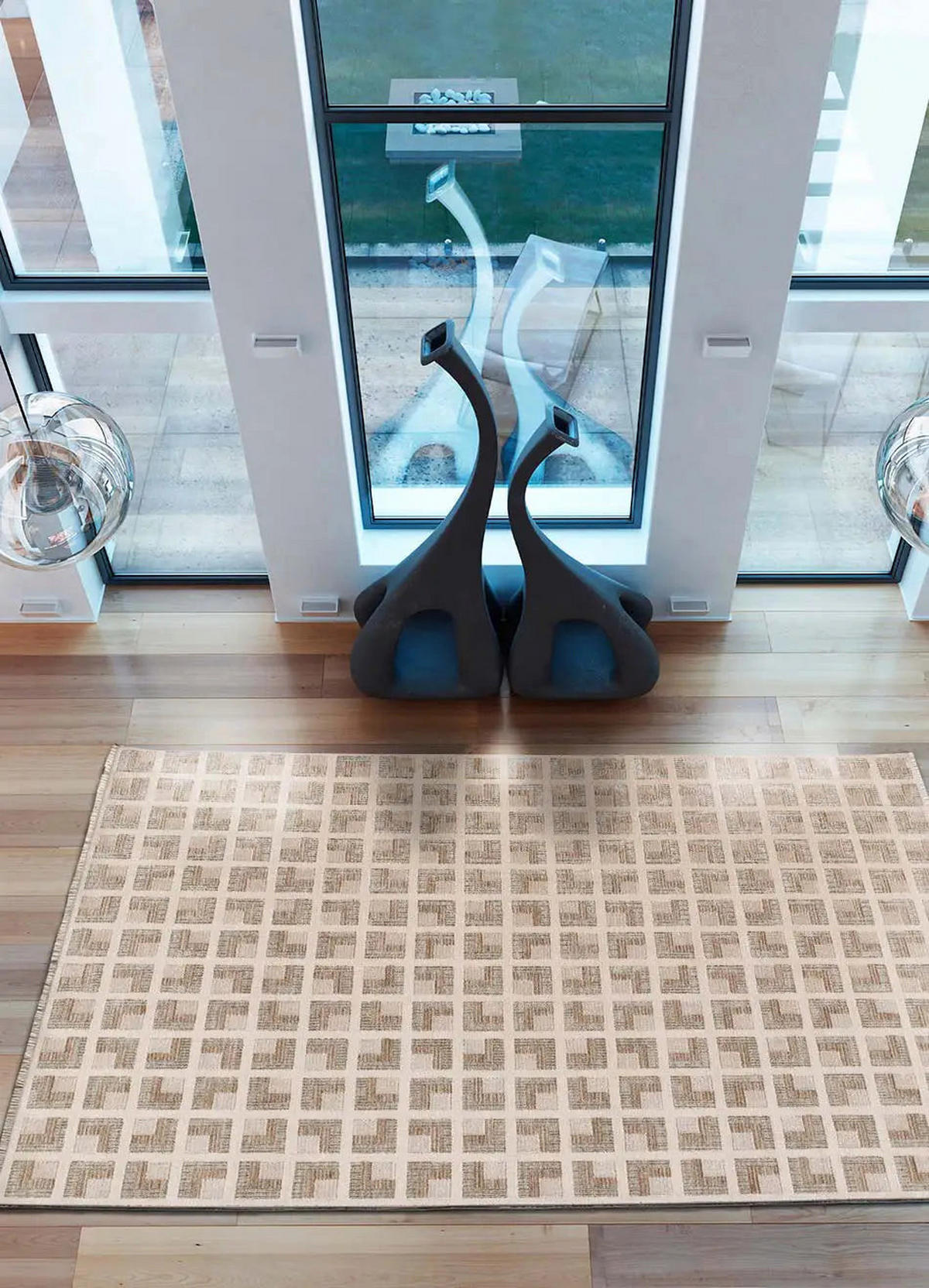 KURZFLORTEPPICH Beige Ona 120/160 cm - Beige, Naturmaterialien/Textil (120/160cm) - Atticgo