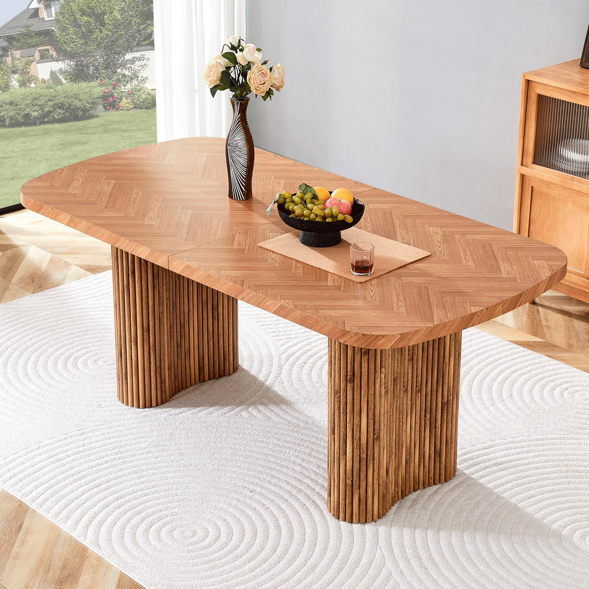 ESSTISCH 116/65/75cmHolztisch,rechteckiger Küchentisch,Naturfarben - Naturfarben, Holz (90/180/76cm) - LVHOM