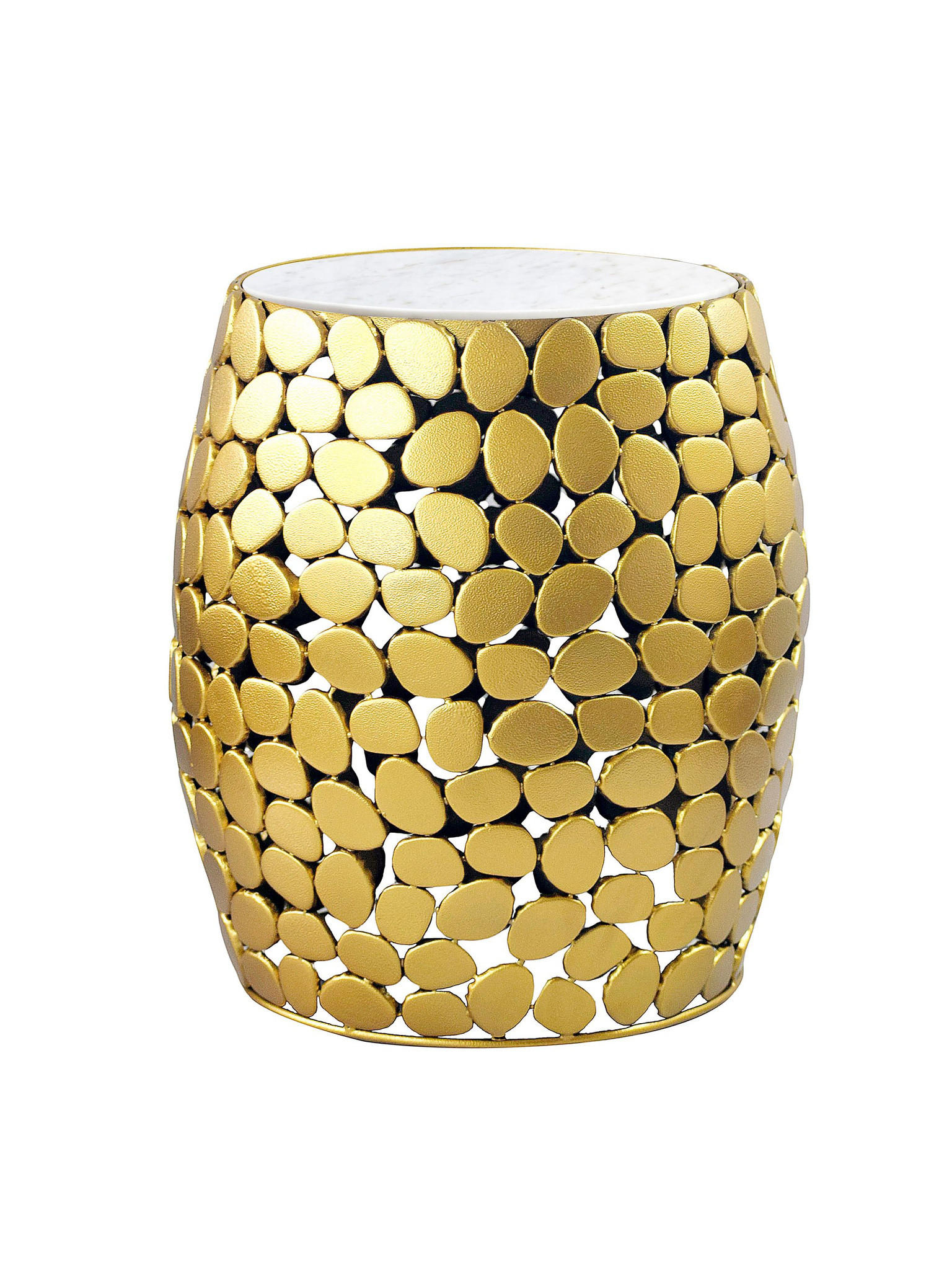 Kadima Design Beistelltisch Gold 40x46x40 cm